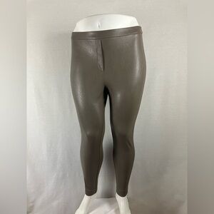 Chico's Faux Leather/Ponte Leggings